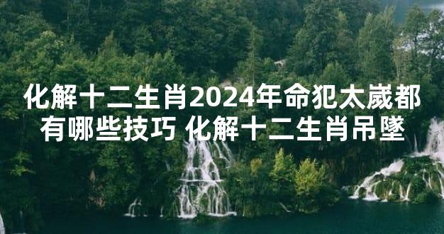 化解十二生肖2024年命犯太嵗都有哪些技巧 化解十二生肖吊墜